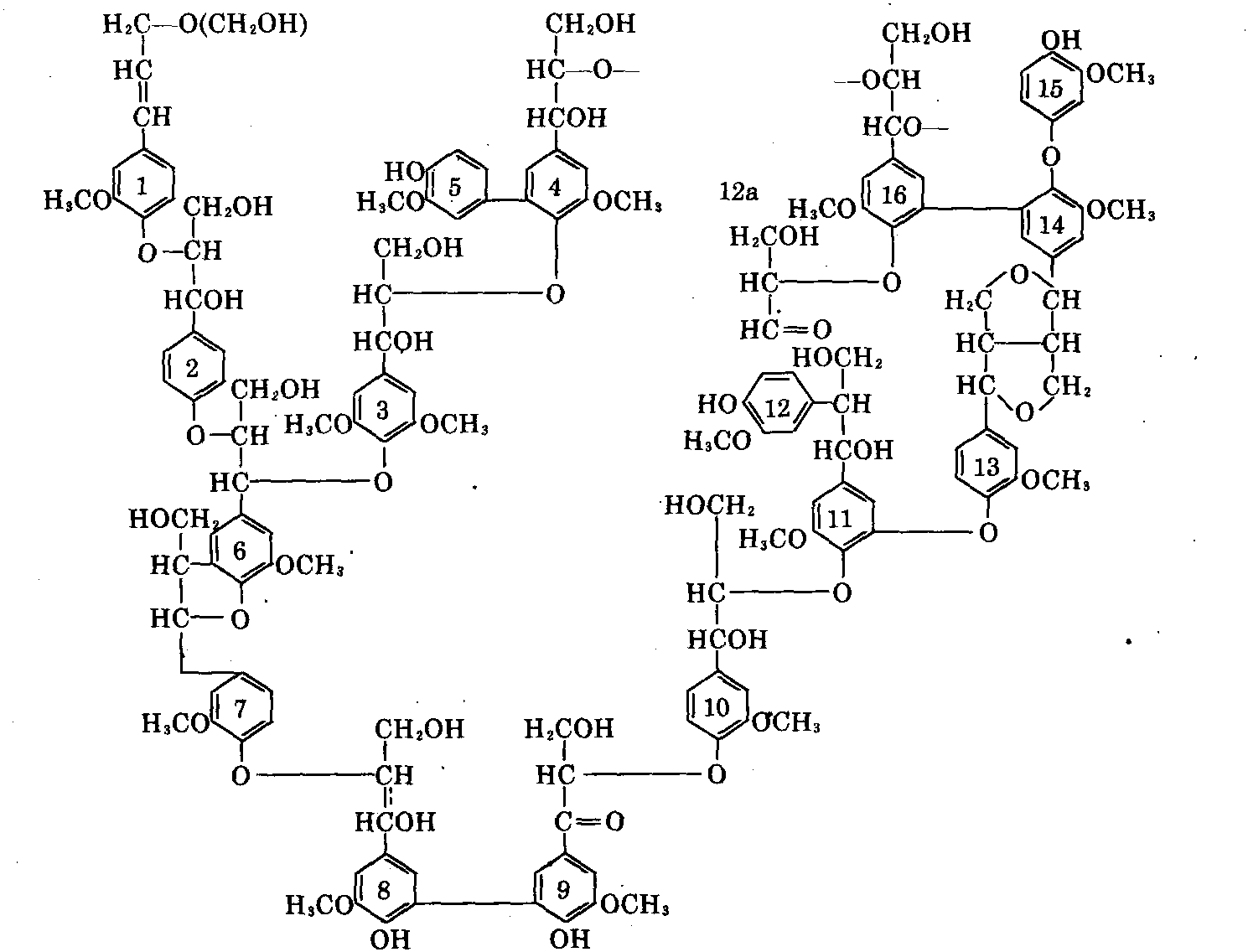 二、木素的化学结构